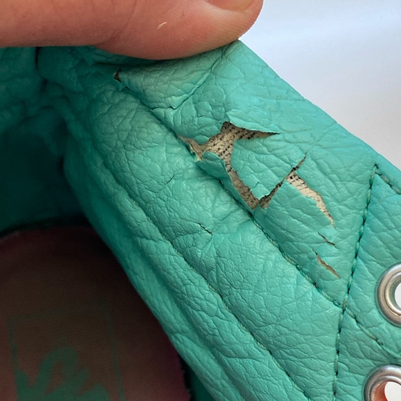 Vans Sk8-Hi Orange and Checkered Sneakers Womens size 8 - Picture 7 of 16